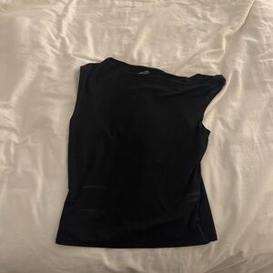 Elegant Black Sleeveless Top Abercrombie